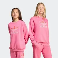 adidas Originals Sweatshirt TREFOIL KIDS sportlicher Stil, lockerer Schnitt, aus Baumwollmischung