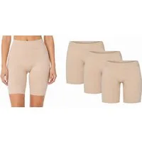 Rungassi Radlerhose GAUBERT Nahtlose Radlerhose Damen 3er Set Anti-Reibungs Shorts Gr.S/M (Set bestehend aus 3 Radlerhosen)