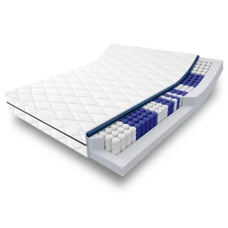7 Zonen Taschenfederkernmatratze Sleezzz Superior 160 x 200 cm, Höhe 18 cm, Härtegrad H3