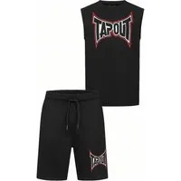 TAPOUT Trainingsanzug Dorrisa Herren ärmelloses T-Shirt & Shorts Set normale Passform