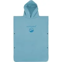 normani Badeponcho Mikrofaser Badeponcho für Erwachsene Camuy, Polyester, Kapuze, Schlupf, Bade Handtuch mit Ärmeln aus recyceltem Material