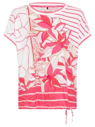 Olsen - T-Shirt Short Sleeves paradise pink - Gr. - 46