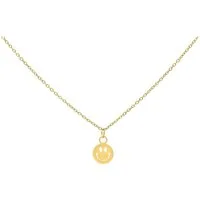Wildcat Kette mit Anhänger Little Smiley Kette - Gold, Chirurgenstahl 316L - wasserfest, langlebig, hautverträglich
