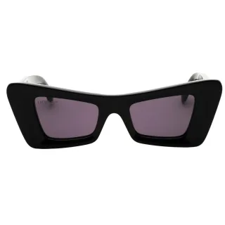 Off-white - Schwarze Sonnenbrille Mit Dickem Rahmen „af Accra"