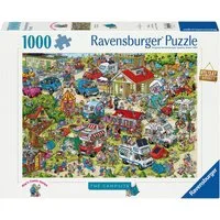Ravensburger Puzzle Ray Nicholson, The Campsite, 1000 Puzzleteile, Made in Germany