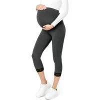 Be Mammy Umstandsleggings 3/4 Capri Umstandhose BE20-161 (1-tlg) aus Viskose