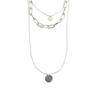 Luxenter Rhodium Finish Halskette – Hanoi