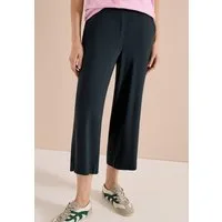 CECIL Jerseyhose Style Neele mit elastischem Schlupfbund, High-Waist, Wide Leg