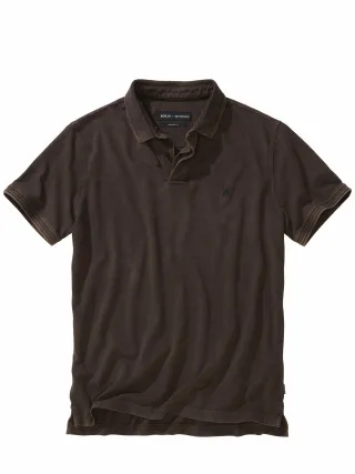 Replay Herren Collab-Polo Braun 100 % Baumwolle