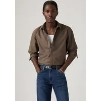 Levi's® Langarmhemd AUTHENTIC BUTTON DOWN mit Ton-in-Ton Logostickerei auf der Brust