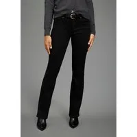 Arizona Bootcut-Jeans Bund mit seitlichem Gummizugeinsatz hohe Leibhöhe, Bootcut, mit Stretch, klassischer 5-Pocket-Style
