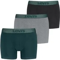 Levi's® Boxer LEVIS MEN MEL WB BOXER BRIEF (3er Pack) ohne Eingriff, tonaler Logobund, elastisch, Cotton-Mix