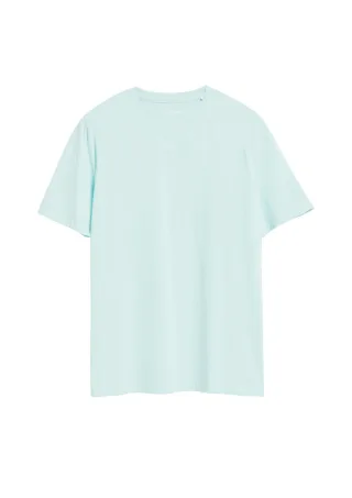 s.Oliver Red Label - T-Shirt mit V-Ausschnitt blau - Gr. - L