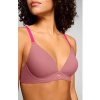 PUMA Soft-BH PUMA WOMEN MICROFIBER SOFT PADDED BRA 1P mit wendbaren und verstellbaren Trägern, Logodruck vorn