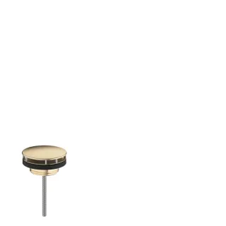 hansgrohe Waschtischventil 50001140 nicht verschließbar, für Waschbecken, brushed bronze