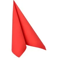 PAPSTAR Papierserviette Servietten ROYAL Collection 1/4-Falz 40 cm x 40 cm rot 50 Stk