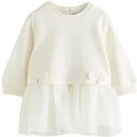 Next Strickkleid Glitzerndes Baby Meshkleid (1-tlg)