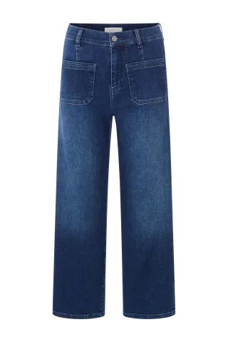 Rich & Royal - Culotte Deep Blue Denim denim blue - Gr. - 25/32