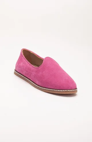 Istanbul Wildleder Leder Slip-On Flache Schuhe Damen