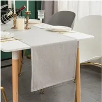 Simurq Tischläufer Modern Outdoor - Indoor Abwaschbar, (Table Runner Tischband, Pflegeleicht & fleckenabweisend Läufer)