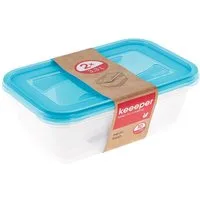 keeeper Frischhaltedose 3068063200000, Set von Lebensmittelbehältern 2 x 3,3 L Fredo Fresh