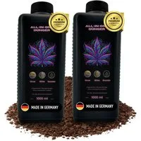 TronicXL Universaldünger 2L Grow Dünger All in One Indoor Outdoor Try Pack für Growbox Set, Flüssigdünger, Wachstum Blüte, 2-St., All in One, Indoor Outdoor Wachstumsphase Blütephase