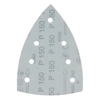 Makita Schleifpapier 100x150mm, Körnung A150,Klett, 7 Loch, 10 Stück - E-23466