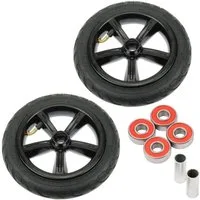 Mach1 Cityroller 2 Stück Big Wheel 200mm Scooter Air Luft Reifen Set Ersatz Rollen