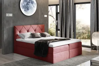 Boxspringbett Schlafzimmerbett LEWIS 140x220cm in div. Farbvarianten