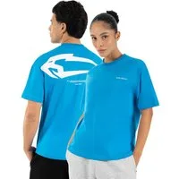 Smilodox T-Shirt Tane, T-Oberteil Unisex Oversize Shirt mit Backprint & Logo Rundhalsausschnitt, Brustlogo, Streetwear, Herren & Damen