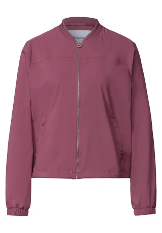 Street One - Langarm Blouson mit Zipper dark clouded blush - Gr. - 40