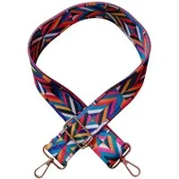 Ware aus aller Welt Schulterriemen Schultergurt für Taschen 3.8 cm breiter Taschengurt (bunt, 1-St., für Handtaschen, Umhängetaschen, Rucksäcke, Sporttaschen) Länge verstellbarer Gurt 75cm-135cm. Karabinerhaken zur Befestigung