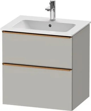 Duravit D-Neo Waschtischunterbau wandhängend Betongrau Matt 610x462x625 mm - DE4361004070000 DE4361004070000
