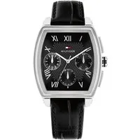 Tommy Hilfiger Multifunktionsuhr TH-OXFORD 1710761, Quarzuhr, Armbanduhr, Herrenuhr, Lederarmband, analog