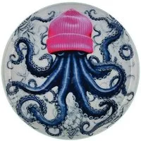 Giftcompany Dekotablett Dekotablett Love Plates Oktopus mit Beanie (12,7cm)