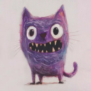 Gemälde MONSTER