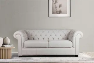 Home affaire 3-Sitzer "CHARENTE, optionale Schlafsofa, Chesterfield-Sofa, Bettfunktion" mit edler Knopfheftung und typischen Armlehnen, B/T/H 198/89/74 cm