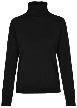 IN LINEA - NOS Pullover, Rollkragen 901 black - Gr. - 46