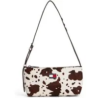 Tommy Jeans Schultertasche TJW MUST COW SHOULDER BAG, Damen Tragetasche, Umhängetasche in modischem Kuh-Print