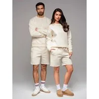 OMBRE Sweatshorts Unisex-Sweatshorts mit Kordelzug in der Taille