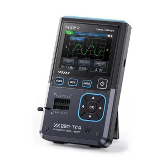 FNIRSI DSO-TC4 3-in-1 Oscilloscope Signal Generator Transistor Tester 48MSa/s 10MHz Bandwidth Portable Design Rechargeab