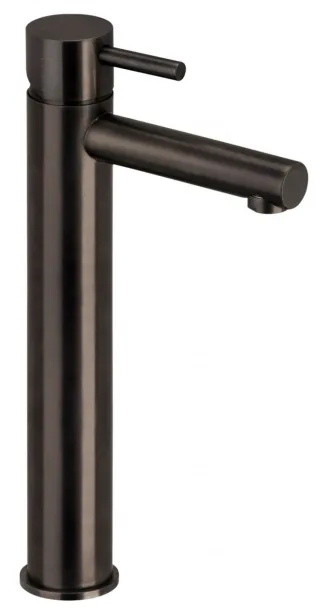 Herzbach Design iX Waschtisch-ELB Schaft ohne Ablauf Edelstahl Black, 21.133200.2.40 21.133200.2.40