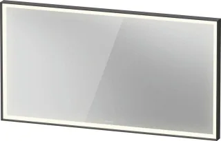 Duravit L-Cube Spiegel Graphit Aluminium Matt 1300x67x700 mm - LC7388049490100 LC7388049490100