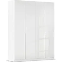 OTTO home Drehtürenschrank Kleiderschrank Kleiderschränke Schrank Garderobe AGORDO mit Glasfront (in zwei Griff-Farben, Breiten 91-405 cm) durchdachte Innenausstattung, in 8 Breiten und 2 Höhen MADE IN GERMANY