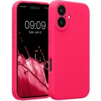kwmobile Handyhülle Handyhülle für Apple iPhone 16 Hülle, gummierte Handy Silikon Case - Schutzhülle Cover