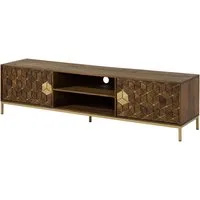 Massivmoebel24 TV-Board DIAMOND (Massivholz), TV-Board Mango190x45x50 braun geölt DIAMOND #205