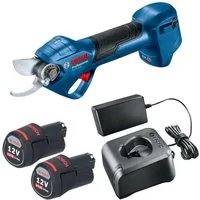 Bosch Professional Akku-Astschere Pro Pruner Professional 12 V (06019K1021) + 2x Akku 3,0 Ah