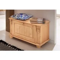 OTTO home Schuhbank Adele, Breite 80 cm, Sitzhöhe 45 cm, aus massiver Kiefer, FSC®
