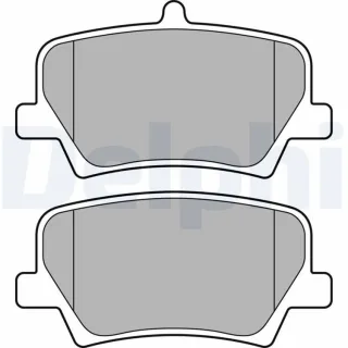 Delphi Bremsbel?ge hinten Volvo Xc40