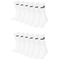 PUMA Sportsocken PUMA Unisex Crew Tennissocken Sportsocken für Damen Herren 12 Paar (12-Paar)